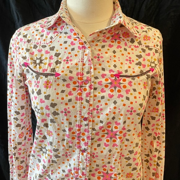 Sherry Cervi Western Button Down Shirt - Picture 1 of 1